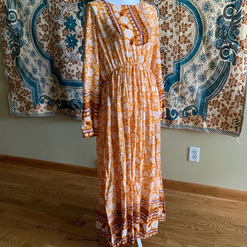 Boho chic Hawaiian summer dress